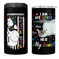 Autism Mom Gifts 4 in 1 Can Cooler Tumbler Autistic Kid Parents Mothers Day Autism Awareness