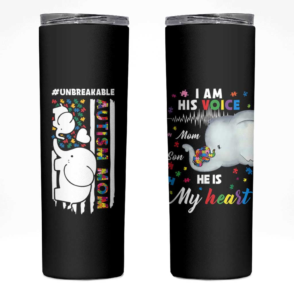 Autism Mom Gifts Skinny Tumbler Autistic Kid Parents Mothers Day Autism Awareness