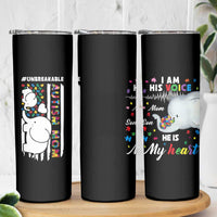 Autism Mom Gifts Skinny Tumbler Autistic Kid Parents Mothers Day Autism Awareness