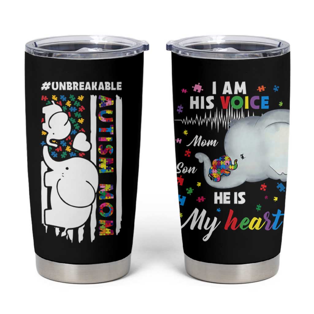 Autism Mom Gifts Tumbler Cup Autistic Kid Parents Mothers Day Autism Awareness