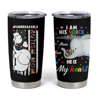 Autism Mom Gifts Tumbler Cup Autistic Kid Parents Mothers Day Autism Awareness