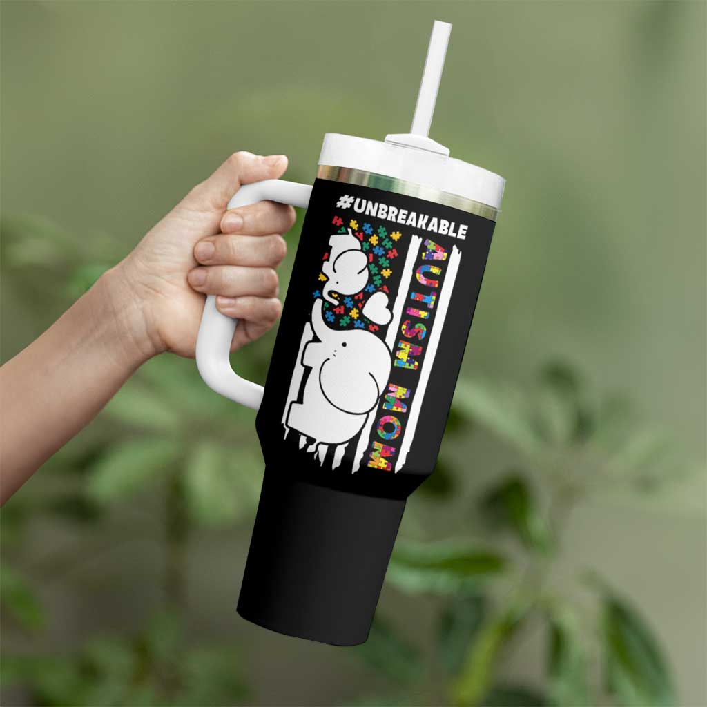 Autism Mom Gifts Tumbler With Handle Autistic Kid Parents Mothers Day Autism Awareness