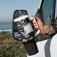 Autism Mom Gifts Tumbler With Handle Autistic Kid Parents Mothers Day Autism Awareness