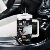 Autism Mom Gifts Tumbler With Handle Autistic Kid Parents Mothers Day Autism Awareness