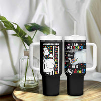 Autism Mom Gifts Tumbler With Handle Autistic Kid Parents Mothers Day Autism Awareness