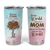 Mothers Day Mom Gifts Tumbler Cup Home is Where Mom Is