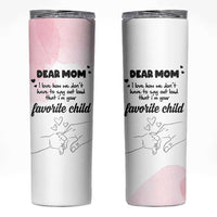 Mothers Day Gifts for Mom Skinny Tumbler Mama I'm Your Favorite Child