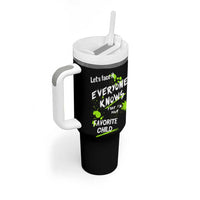Mom Dad Gifts Tumbler With Handle Funny I'm Your Favorite Child Parents Gifts for Couples - Wonder Print Shop