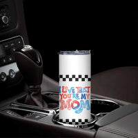 Birthday Gifts For Mom Skinny Tumbler I Love That You're My Mom Checkered Mama