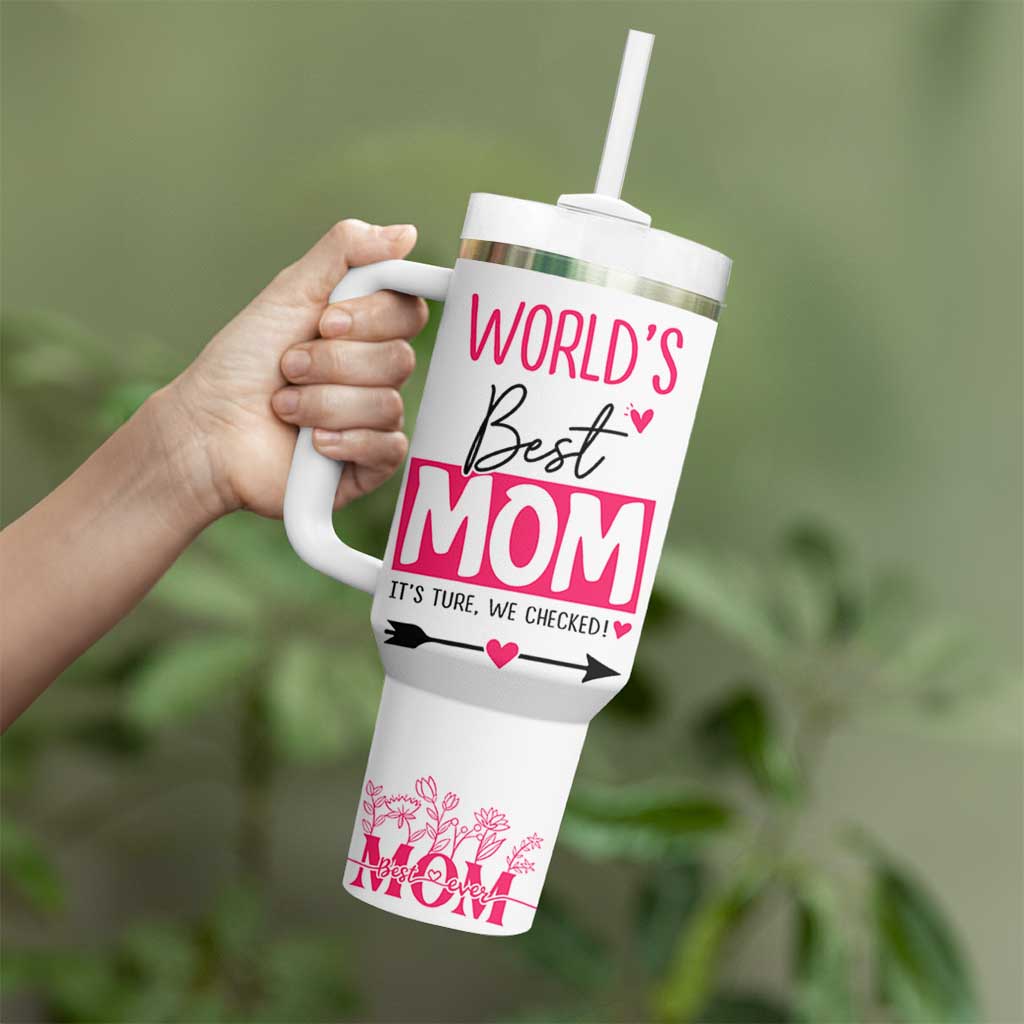 Mom Gifts Tumbler With Handle from Daughter Son Funny Birthday Mothers Day Gift