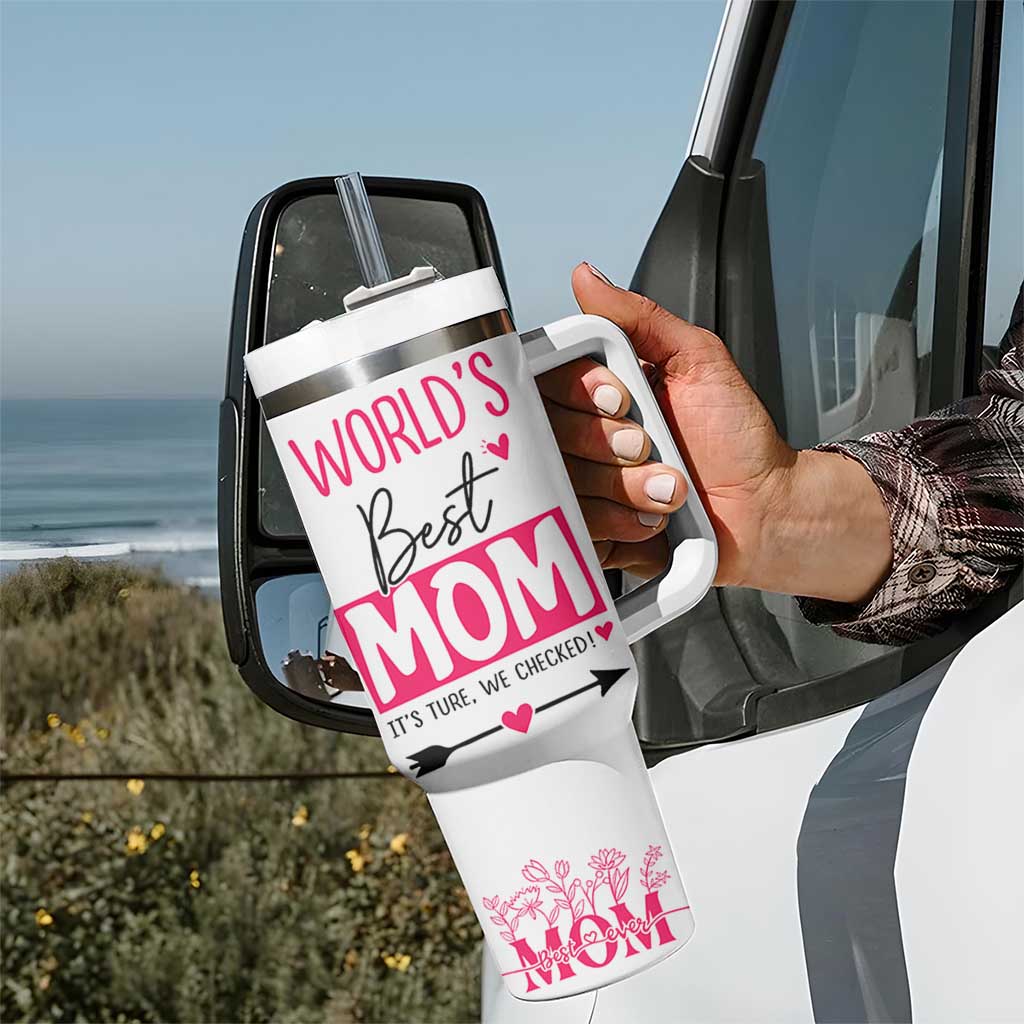 Mom Gifts Tumbler With Handle from Daughter Son Funny Birthday Mothers Day Gift