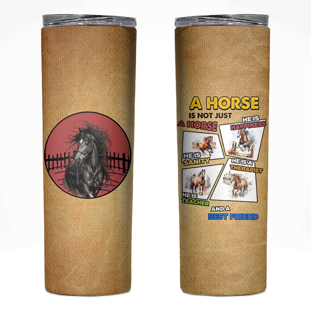 Horse Lovers Skinny Tumbler Inspiration Equestrian Girls Cowgirl Gifts