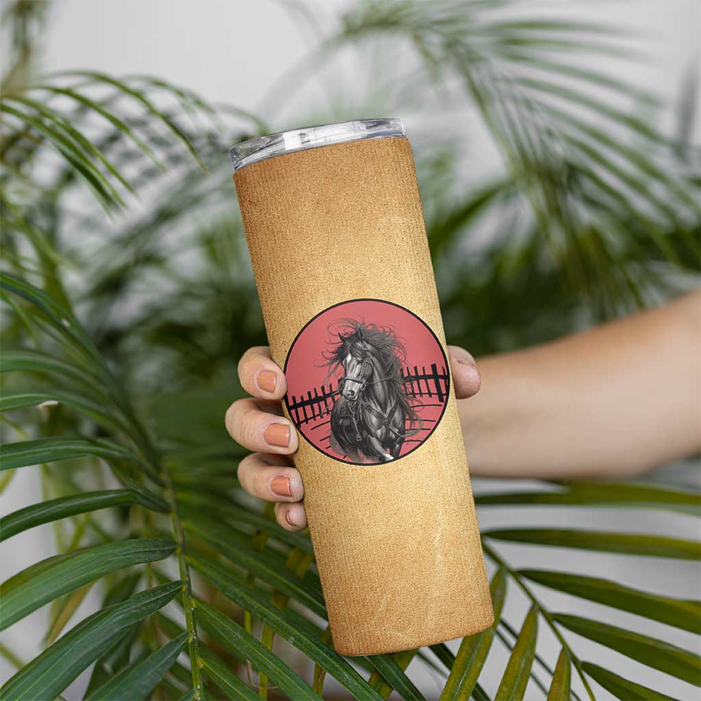 Horse Lovers Skinny Tumbler Inspiration Equestrian Girls Cowgirl Gifts