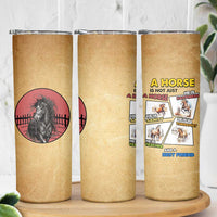 Horse Lovers Skinny Tumbler Inspiration Equestrian Girls Cowgirl Gifts