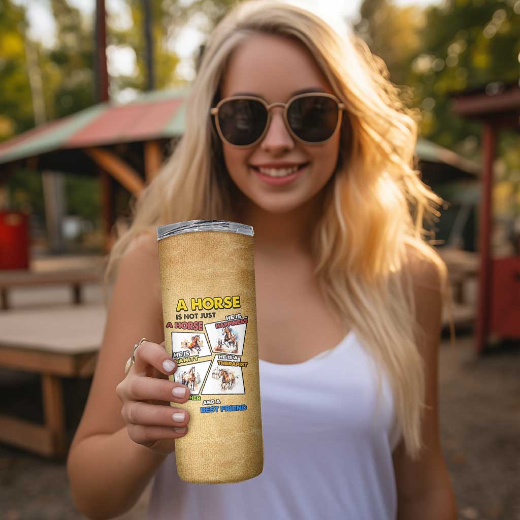 Horse Lovers Skinny Tumbler Inspiration Equestrian Girls Cowgirl Gifts