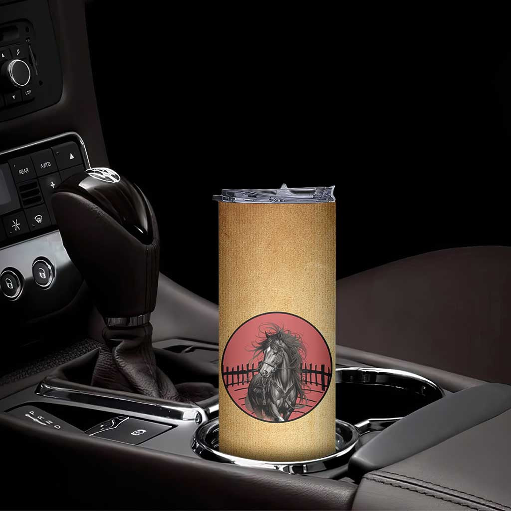 Horse Lovers Skinny Tumbler Inspiration Equestrian Girls Cowgirl Gifts
