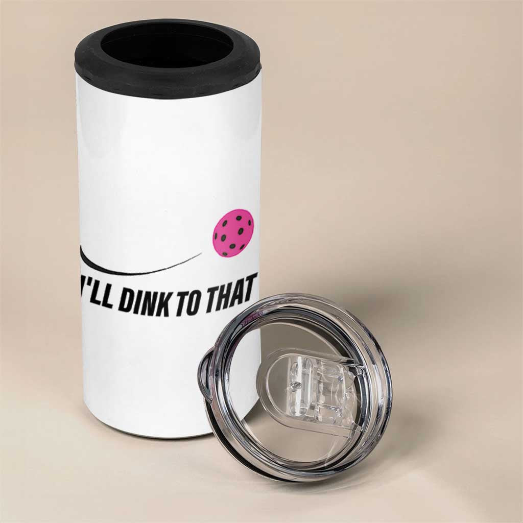 Pickleball Gifts For Women 4 in 1 Can Cooler Tumbler Dink Responsibly Pickle Ball Lovers Player Coach