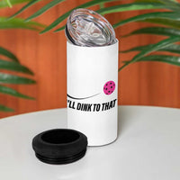 Pickleball Gifts For Women 4 in 1 Can Cooler Tumbler Dink Responsibly Pickle Ball Lovers Player Coach