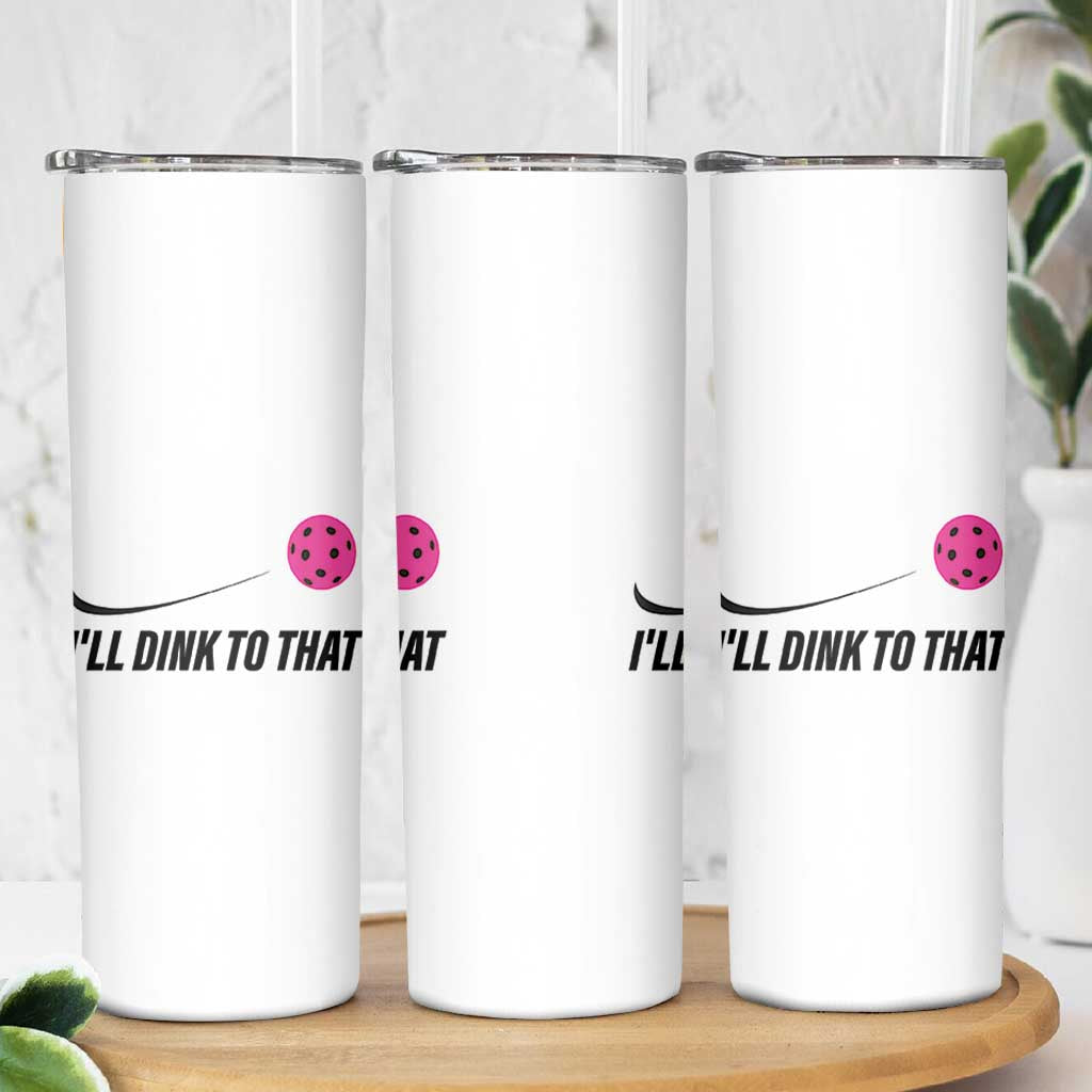 Pickleball Gifts For Women Skinny Tumbler Dink Responsibly Pickle Ball Lovers Player Coach