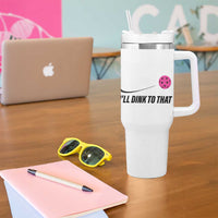 Pickleball Gifts For Women Tumbler With Handle Dink Responsibly Pickle Ball Lovers Player Coach