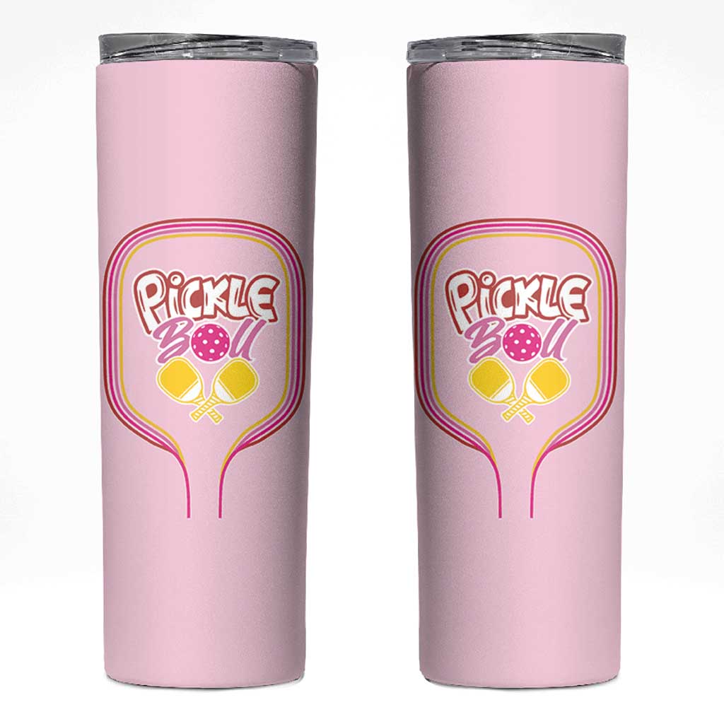 Pickleball Gifts For Women Skinny Tumbler Womens Pink Pickle Ball Lovers Player Coach