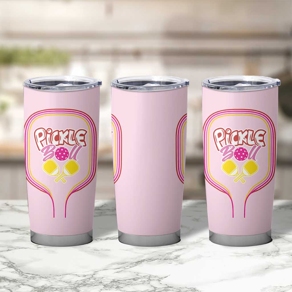 Pickleball Gifts For Women Tumbler Cup Womens Pink Pickle Ball Lovers Player Coach