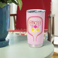 Pickleball Gifts For Women Tumbler Cup Womens Pink Pickle Ball Lovers Player Coach