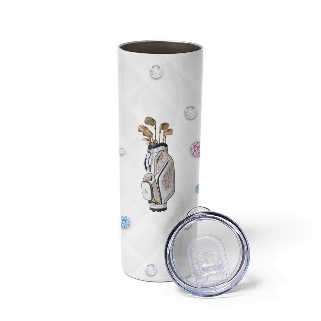 Funny Golfer Skinny Tumbler Golf Lover Golfing Gifts for Women - Wonder Print Shop