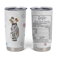 Funny Golfer Tumbler Cup Golf Lover Golfing Gifts for Women - Wonder Print Shop
