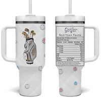 Funny Golfer Tumbler With Handle Golf Lover Golfing Gifts for Women - Wonder Print Shop