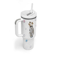 Funny Golfer Tumbler With Handle Golf Lover Golfing Gifts for Women - Wonder Print Shop