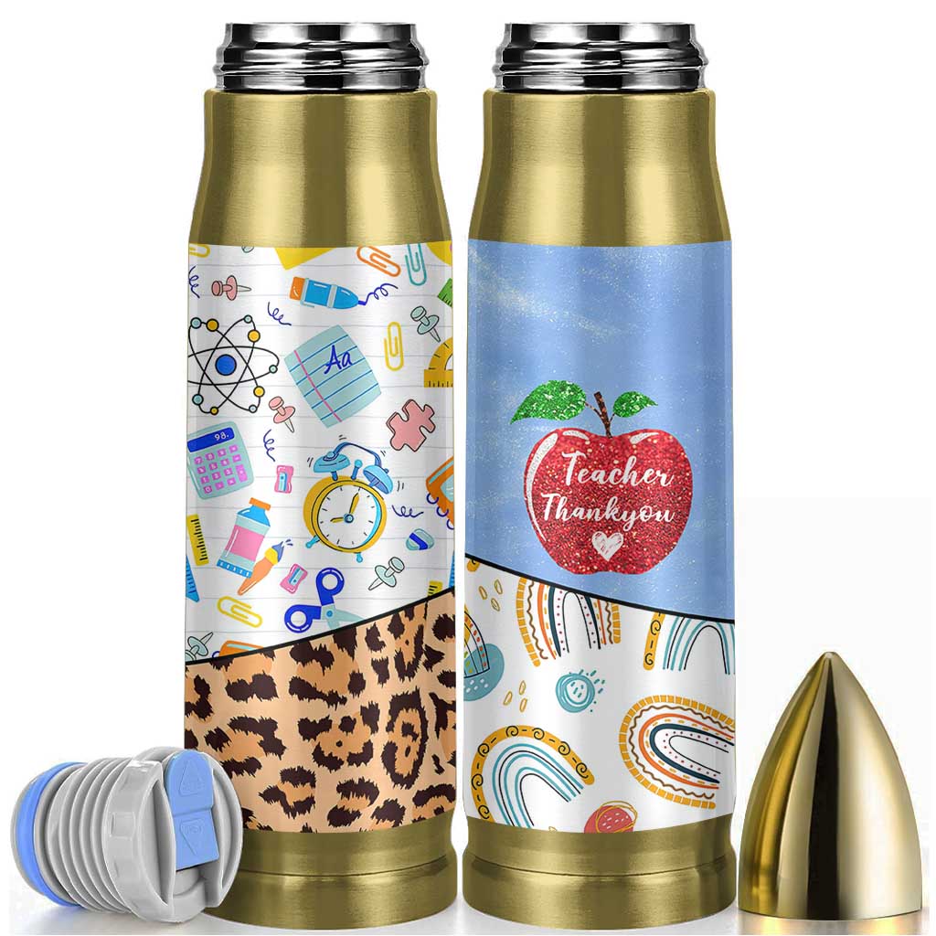 Teacher Bullet Tumbler Teaching Is A Work of Heart Teachers Day Appreciation Gifts