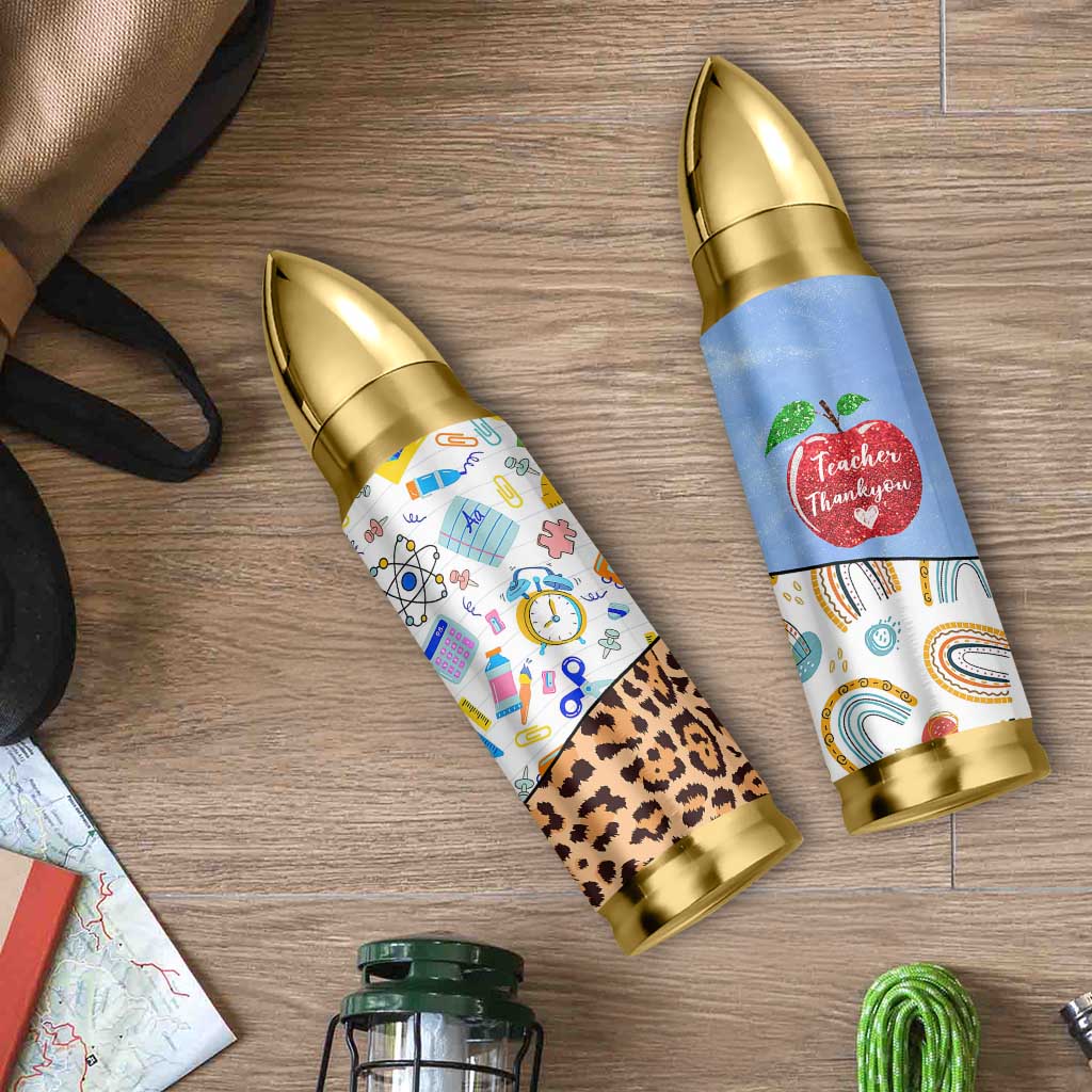 Teacher Bullet Tumbler Teaching Is A Work of Heart Teachers Day Appreciation Gifts