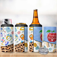 Teacher 4 in 1 Can Cooler Tumbler Teaching Is A Work of Heart Teachers Day Appreciation Gifts