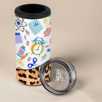 Teacher 4 in 1 Can Cooler Tumbler Teaching Is A Work of Heart Teachers Day Appreciation Gifts