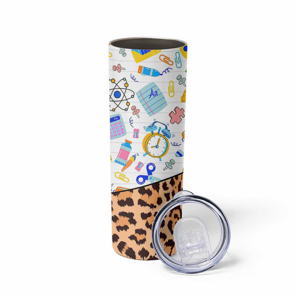 Teacher Skinny Tumbler Teaching Is A Work of Heart Teachers Day Appreciation Gifts