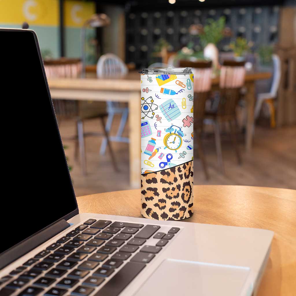 Teacher Skinny Tumbler Teaching Is A Work of Heart Teachers Day Appreciation Gifts
