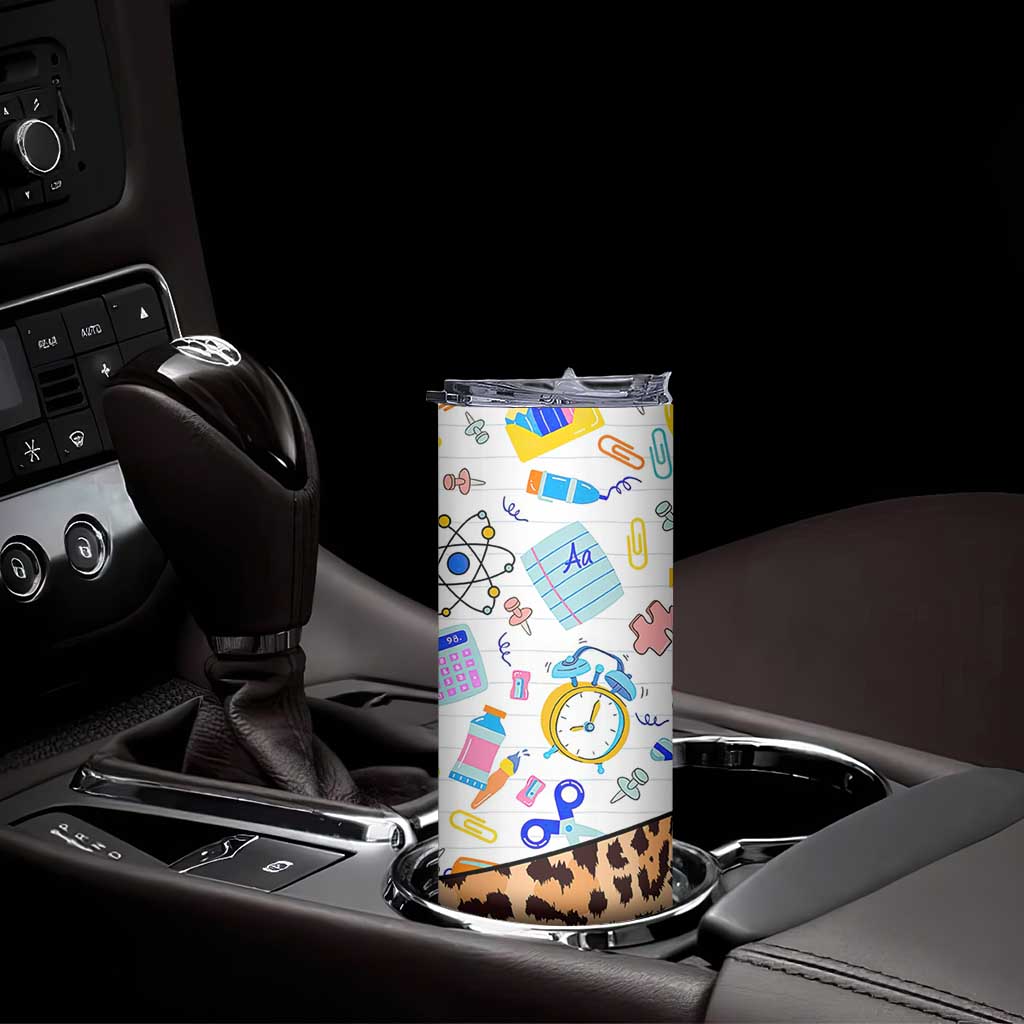 Teacher Skinny Tumbler Teaching Is A Work of Heart Teachers Day Appreciation Gifts