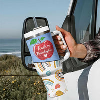Teacher Tumbler With Handle Teaching Is A Work of Heart Teachers Day Appreciation Gifts