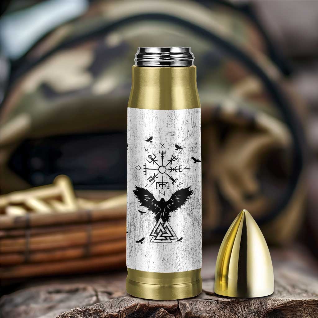 Viking Bullet Tumbler Raven Celtic Gift For Men Dad Son