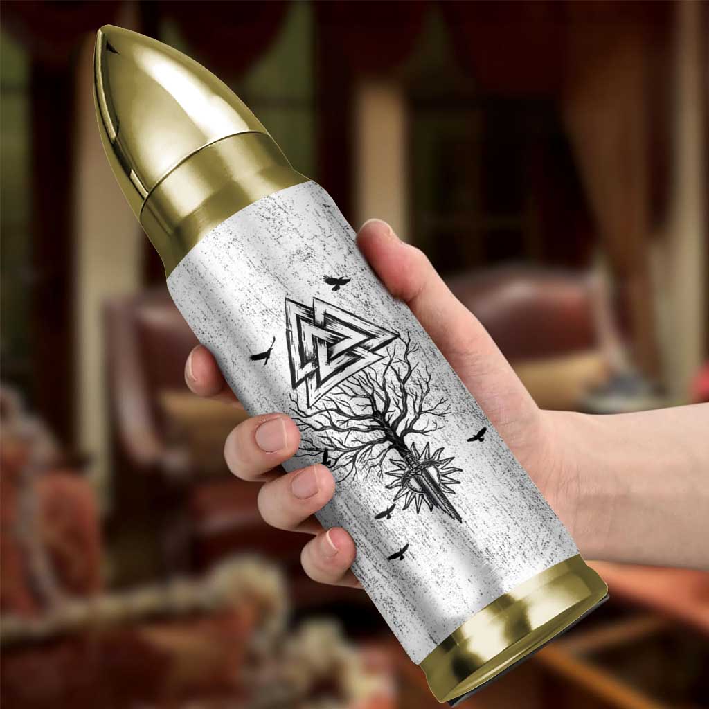 Viking Bullet Tumbler Raven Celtic Gift For Men Dad Son