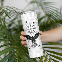 Viking Skinny Tumbler Raven Celtic Gift For Men Dad Son