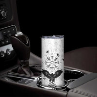Viking Skinny Tumbler Raven Celtic Gift For Men Dad Son