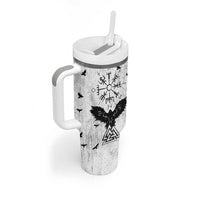 Viking Tumbler With Handle Raven Celtic Gift For Men Dad Son