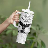 Viking Tumbler With Handle Raven Celtic Gift For Men Dad Son