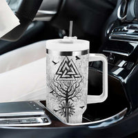 Viking Tumbler With Handle Raven Celtic Gift For Men Dad Son
