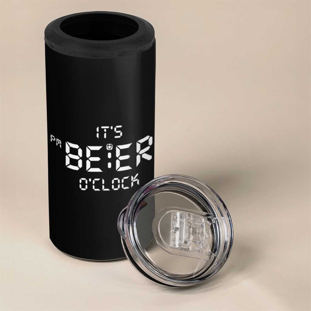 Funny Beer 4 in 1 Can Cooler Tumbler It's Beer O'Clock - Wonder Print Shop
