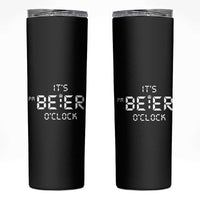 Funny Beer Skinny Tumbler It's Beer O'Clock - Wonder Print Shop