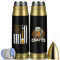 Craft Beer Bullet Tumbler Vintage I Do Crafts Home Brew American Flag