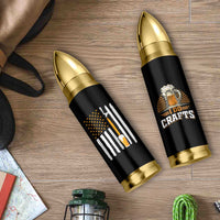 Craft Beer Bullet Tumbler Vintage I Do Crafts Home Brew American Flag